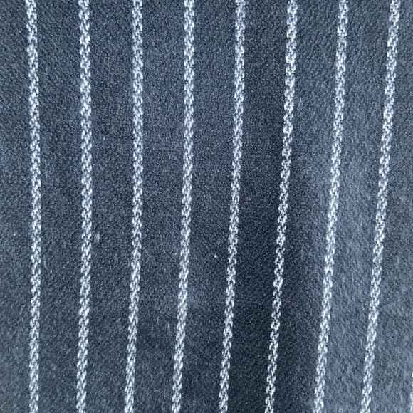 TOPSHOP Navy Striped Scarf - Picture 2 of 2